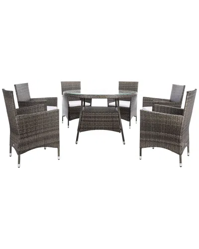 Safavieh Challe Dining Set In Grey