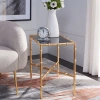 Safavieh Chandler Gold Cross Base Accent Table