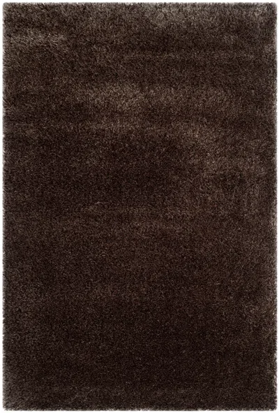 Safavieh Charlotte Shag Collection Rug In Brown