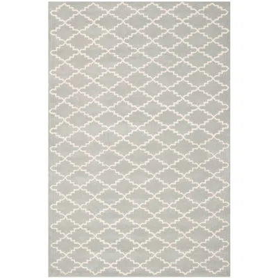 Safavieh Chatham Cht721e 4'x6' Grey/ivory Wool Rug In Gray