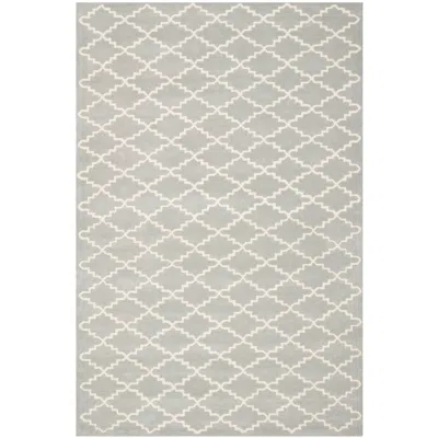 Safavieh Chatham Cht721e 6'x9' Grey/ivory Wool Rug In Gray