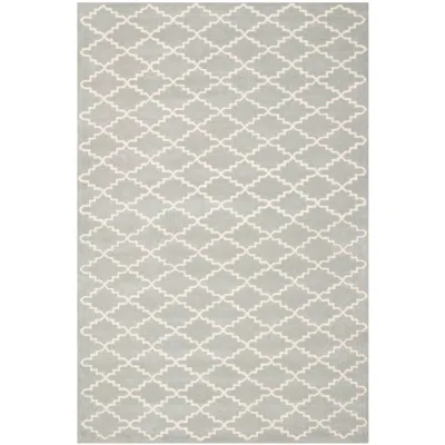 Safavieh Chatham Cht721e 8'x10' Grey/ivory Wool Rug In Gray