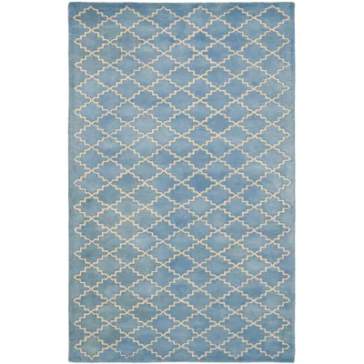 Safavieh Chatham Cht930a 3'x5' Blue/grey Wool Rug