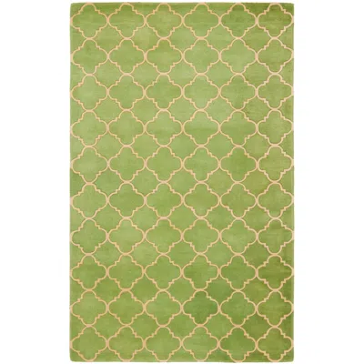 Safavieh Chatham Cht935b 6'x9' Green Wool Area Rug