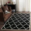 Safavieh Chatham Hand Made Area Rug, Black / Ivory Contemporary Style Non-shedding In Black