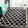 Safavieh Chatham Hand Made Area Rug, Black / Ivory Contemporary Style Non-shedding In Black