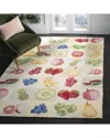 Safavieh Chelsea Fruit Lovers Hand Hooked Wool Rug In White