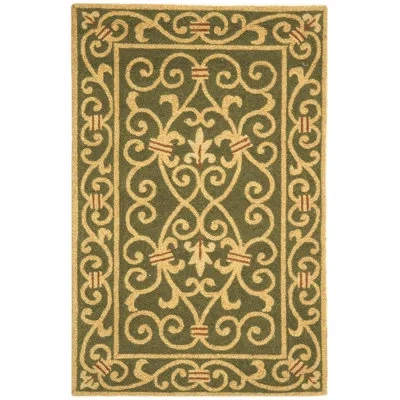Safavieh Chelsea Hand Hooked Wool Pile Oriental Rug In Gray