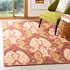 Safavieh Chelsea Hand Made Area Rug, Rust / Multi Bohemian Style Non-shedding In Multi