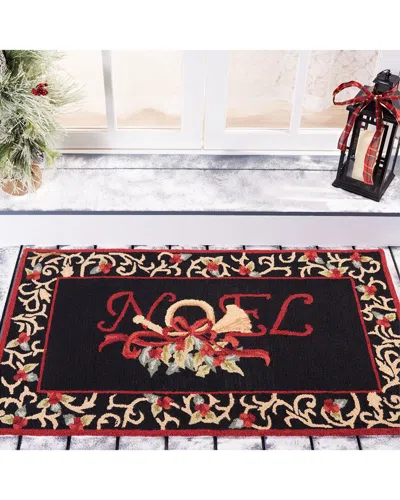 Safavieh Chelsea Trumpella Hand Hooked Wool Rug In Black