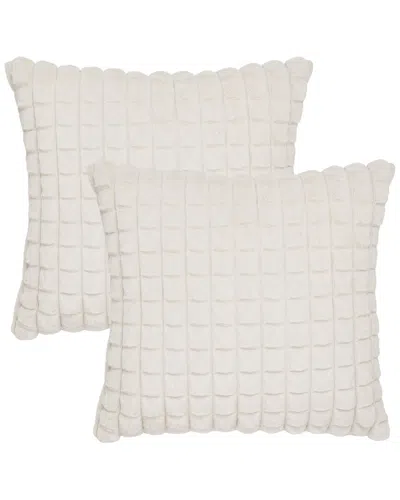 Safavieh Chess Pillow In White
