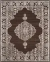 Safavieh Chester Hand Made Area Rug, Brown / Linen Traditional Style Non-shedding