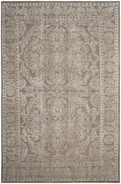 Safavieh Chester Hand Made Area Rug, Stone Grey / Pearl Traditional Style Non-shedding In Brown