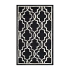 Safavieh Chester Quatrefoil Wool Area Rug In Black