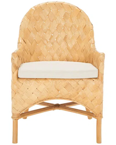 Safavieh Chorus Woven Dining Chair In Yellow
