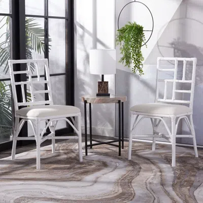 Safavieh Christine Accent Chair W/ Cushion In White