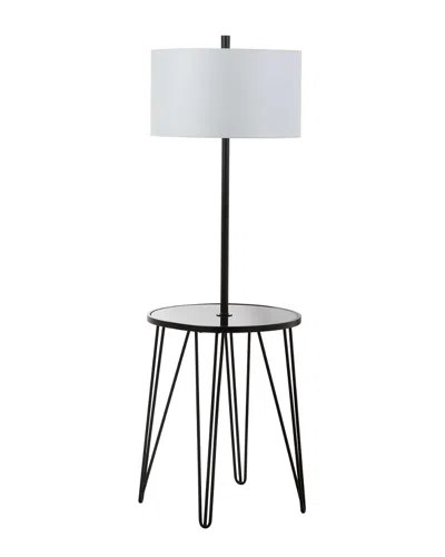 Safavieh Ciro 58in Floor Lamp Side Table In White