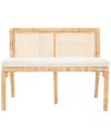 Safavieh Civility Antique Webb Sofa Bench In Brown