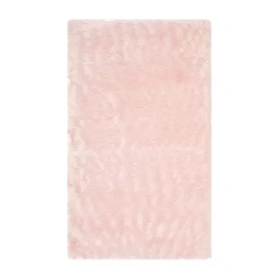 Safavieh Clarisse Solid Rectangular Rugs In Pink
