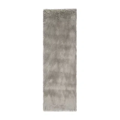 Safavieh Clarisse Solid Rectangular Runner In Gray