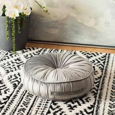 Safavieh Clary Floor Pillow In Gray