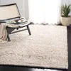 Safavieh Classic Shag Hand Made Area Rug, White / Beige Shag Flokati Style Non-shedding In Neutral