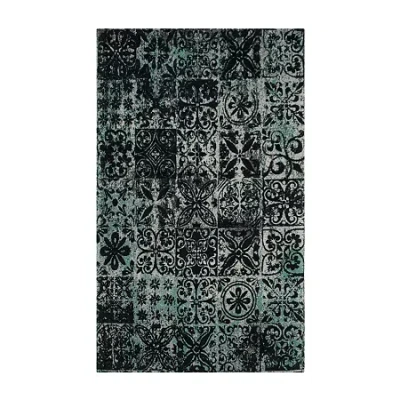 Safavieh Classic Vintage Collection Donald Geometric Area Rug In Black