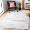 Safavieh Classic Vintage Hand Made Area Rug, Beige / Black Bohemian Style Non-shedding In White