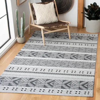 Safavieh Classic Vintage Hand Made Area Rug, Black Bohemian Style Non-shedding In Gray