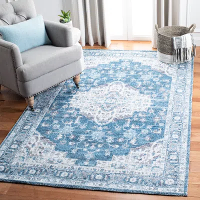 Safavieh Classic Vintage Hand Made Area Rug, Blue / Grey Traditional Style Non-shedding