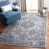 Safavieh Classic Vintage Hand Made Area Rug, Navy / Sage Traditional Style Non-shedding In Blue