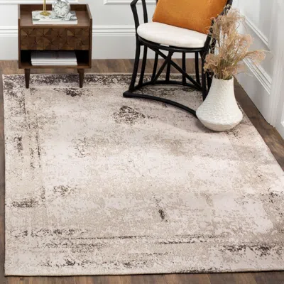 Safavieh Classic Vintage Machine Made Area Rug, Anthracite Antique Style Easy Care In Neutral