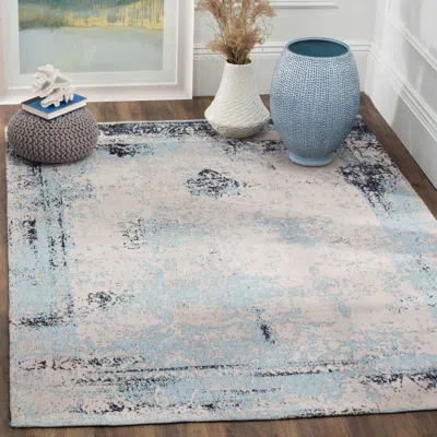 Safavieh Classic Vintage Machine Made Area Rug, Blue Antique Style Easy Care