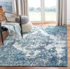 Safavieh Classic Vintage Machine Made Area Rug, Blue / Ivory Transitional Style Easy Care