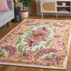 Safavieh Classic Vintage Machine Made Area Rug, Ivory / Rose Traditional Style Easy Care In Multi