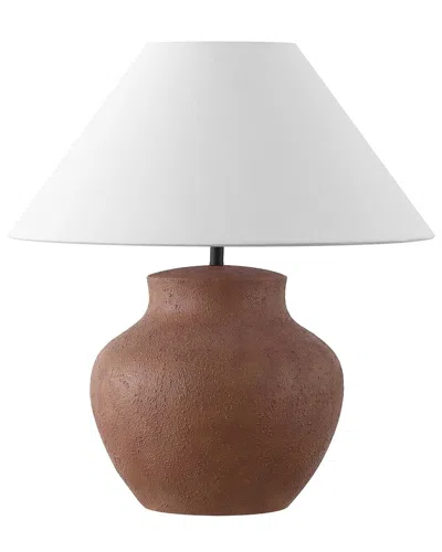 Safavieh Clay 21.75in Table Lamp In Brown