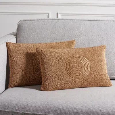 Safavieh Cleopatra Pillow In Brown