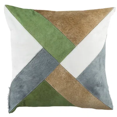 Safavieh Clovis Cowhide Pillow In Multi