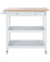 Safavieh Cohyn Kitchen Cart In Natural