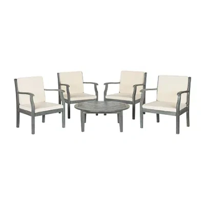 Safavieh Colfax 13-pc. Conversation Set Cushioned In Gray