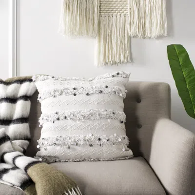Safavieh Collette Pillow In White