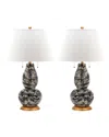 Safavieh Color Swirls 28in Glass Table Lamp