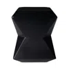 Safavieh Conan Weather Resistant Cement Side Table In Black