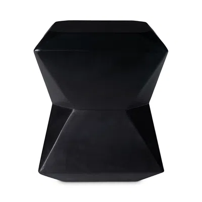 SAFAVIEH CONAN OUTDOOR CONCRETE ACCENT TABLE,VNN1030C