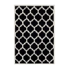 Safavieh Connor Geometric Hand Tufted Wool Rug In Black