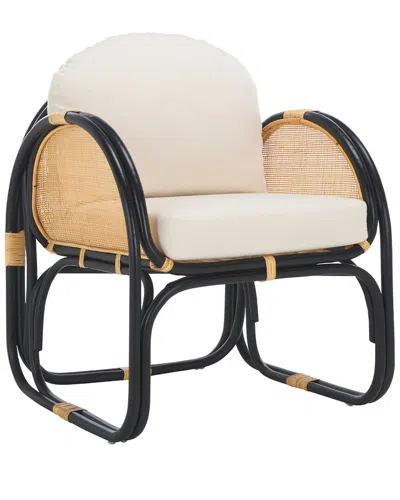 Safavieh Constella Accent Chair With Cushion In Black
