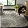 Safavieh Constellation Vintage Machine Made Non-slip Area Rug, Light Grey / Multi Contemporary Style Easy Car In Gray