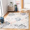 Safavieh Coppertone Machine Made Area Rug, Ivory / Navy Contemporary Style Easy Care