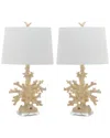 Safavieh Set Of 2 Coral Branch Table Lamps