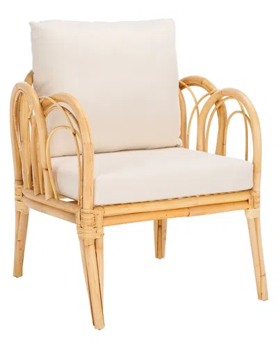 SAFAVIEH SAFAVIEH CORALIE ACCENT CHAIR WITH CUSHION